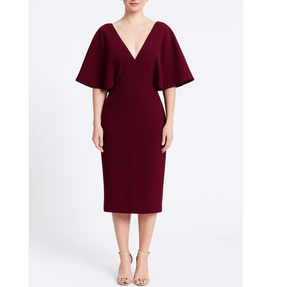 Dress the Population Louisa Dress XXS Red NEW - Picture 1 of 8